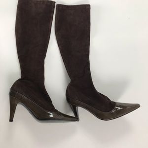 Accessoire Diffusion NWOT Patent & Suede Boots
